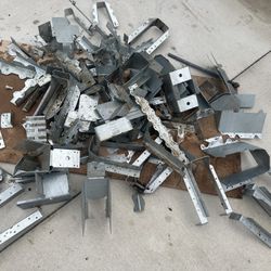 Collection of NEW Assorted Building Scaffolding Components - Joists, Hangers & Ties