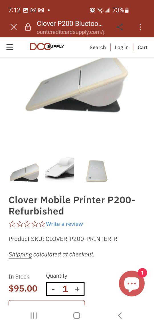 Clover Mobile Printer P200