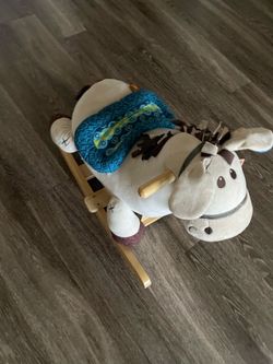 Plush Donkey Rocking Horse Toy