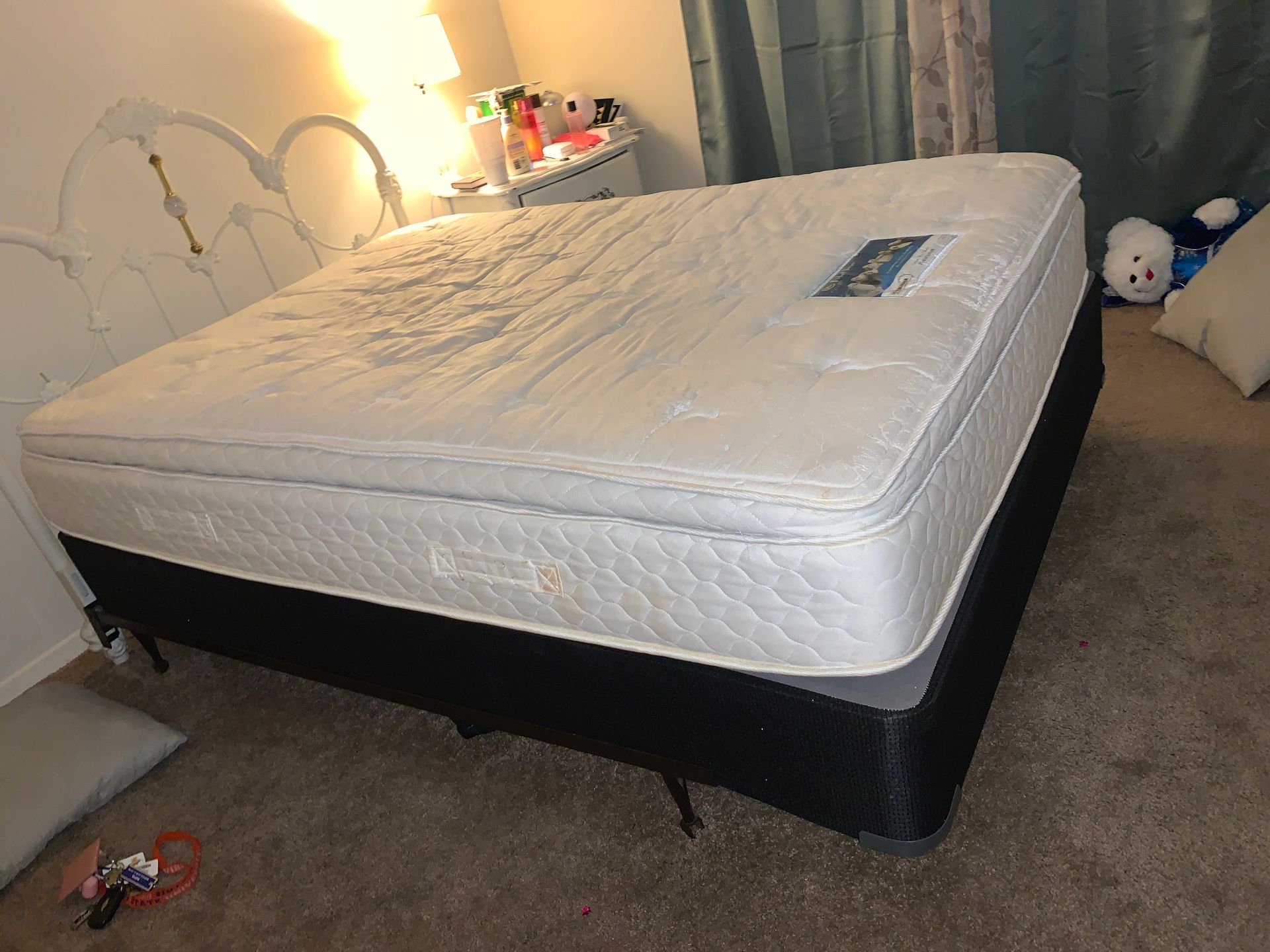 Full Size Mattress and Box Spring- Frame Not Included