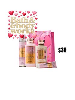 Bath & Body Works Champagne Toast Gift Set❤️❤️