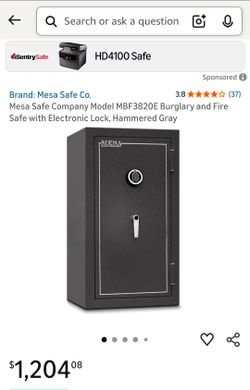 Mesa gun safe box