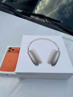 iPhone 17 pro max and AirPod max