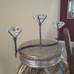 Silver Plated Candle Holder.. Or Best Offer