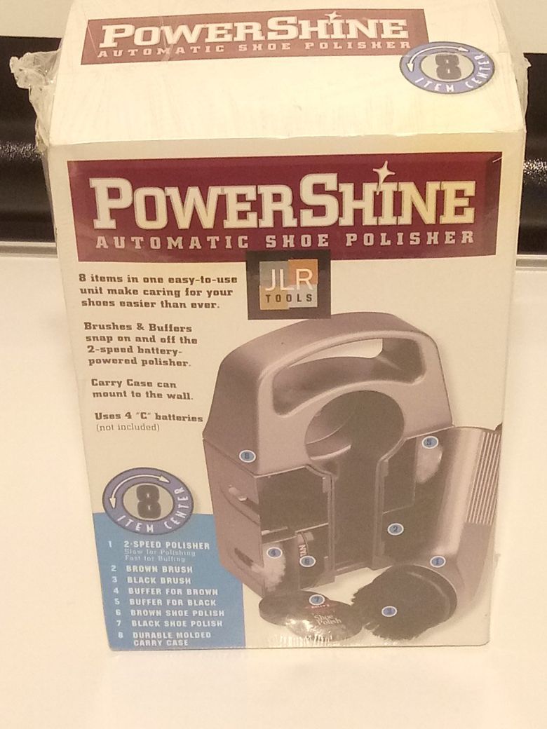 JLR Tools Brand New Sealed Power Shine Automatic Shoe Shine Kit.