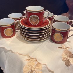 Fitz & Floyd Coffee Set