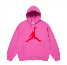 Supreme / Jordan  Zip Up Hooded Sweatshirt SS26