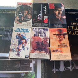 Clinton Eastwood VHS movies