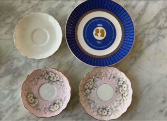 Ceramic Collection - Tea Plates, Vase, Espresso Cup