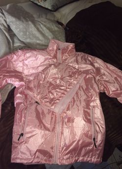 pink puffer jacket size M/L
