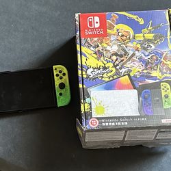 Nintendo Switch Oled  Splatoon Limited Edition