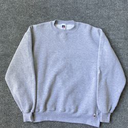 Vintage 90s Russell Athletic Sweatshirt Grey