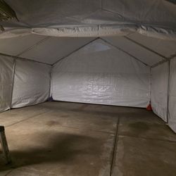 Like New Heavy Duty Commercial Canopy 20x20 Used Once .. Carpa Commercial 20x20