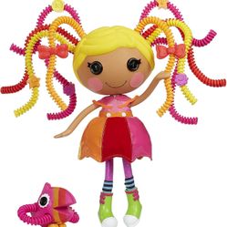 Lalaloopsy Silly Hair Doll- April Sunsplash & Pet Toucan, 13" Rainbow Hair Styli