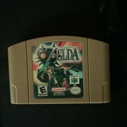 The legend of Zelda Majora’s mask N64 GOLD CARTRIDGE