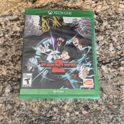 my hero one's justice 2 xbox one NIB