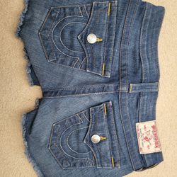 True Religion Jean Shorts Womens