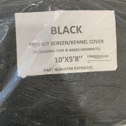 Dog Kennel Screen Cover 