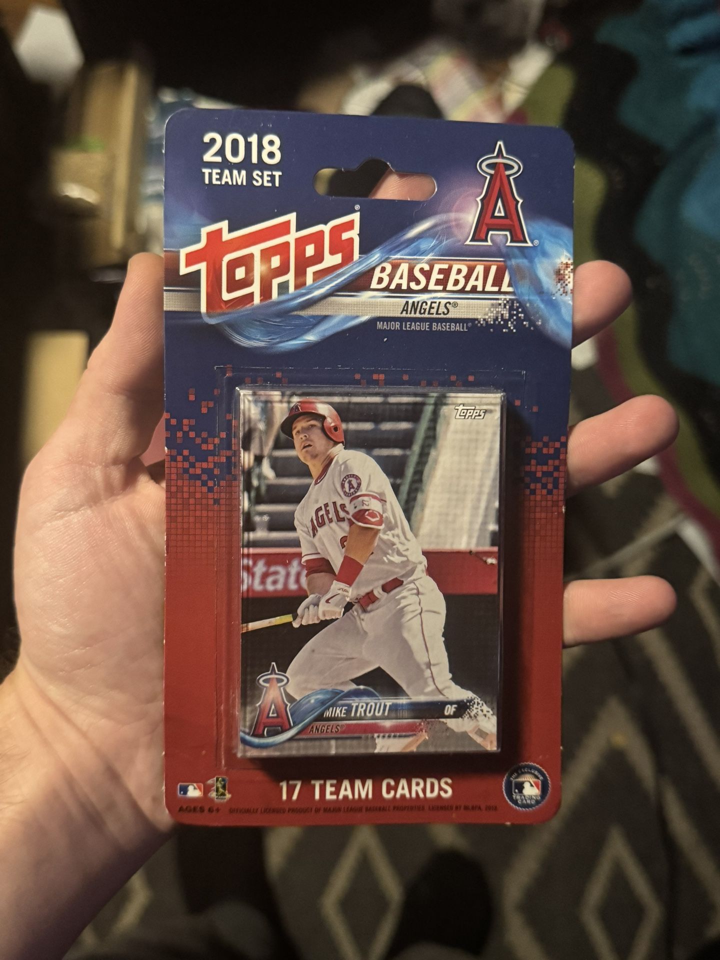 2018 Topps Team Set- Angels **Shohei Othani Rookie—batting**