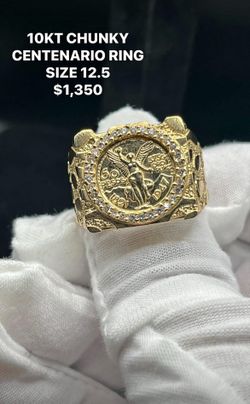 10KT CENTENAIRO RING SIZE 12.5