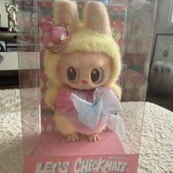 THE MONSTERS Let's Checkmate Series-Vinyl Plush Hanging Card
