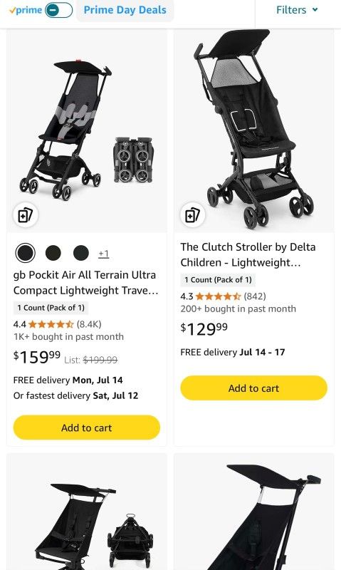 GB Ultra Compact Lightweight Stroller 