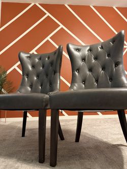 Leather chairs 2 For $250