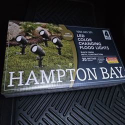 Hampton Bay LED Color Changing Flood Lights 