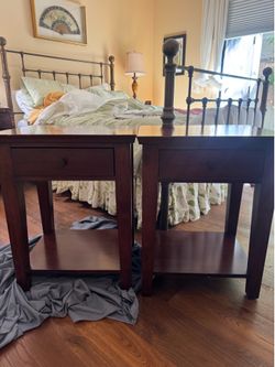 2 Potter Barn Side Tables