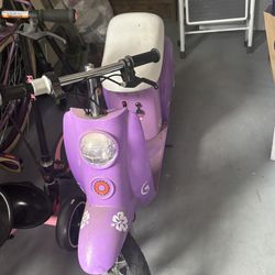 Purple Electric Scooter 