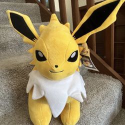 Pokemon Build A Bear Jolteon Plush Toy