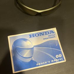 2000 HONDA NIGHTHAWK OWN. MANUAL