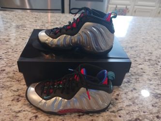 Nike Little Posite Metallic One Sz 4.5 Youth