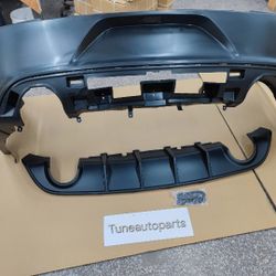 Dodge Charger Rear Bumper Complete set SRT 8 hellcat full conversion for 2011 2013 2014 2012