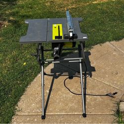 Ryobi Table Saw with stand