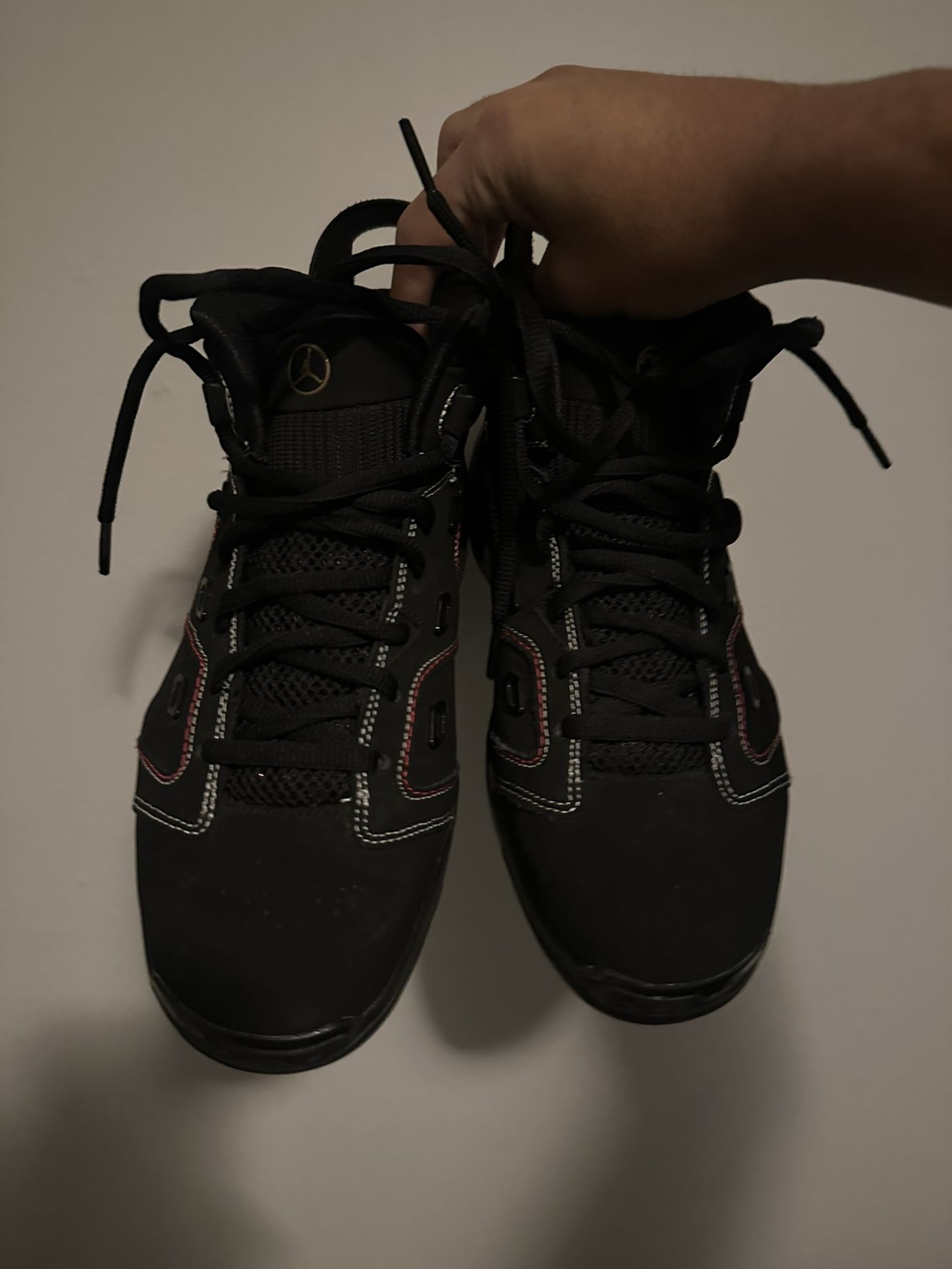 jordan 6 black university red