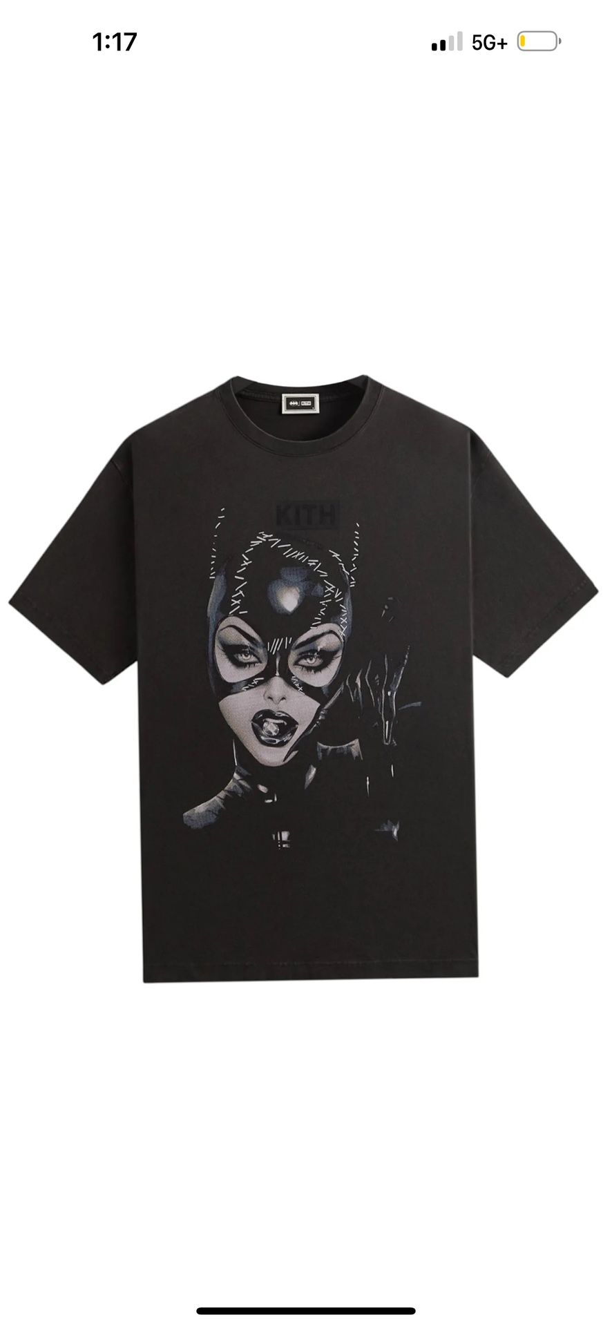 KITH X BATMAN SELINA KYLE TEE Tシャツ ブラック Kith Batman Selina Kyle VintageTee Black KITH X BATMAN SELINA KYLE