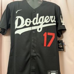 Shohei Ohtani #17 Men's Los Angeles Dodgers Nike Blue Black Jersey Small Medium Large X-Large 2XL 3XL Opening Day 