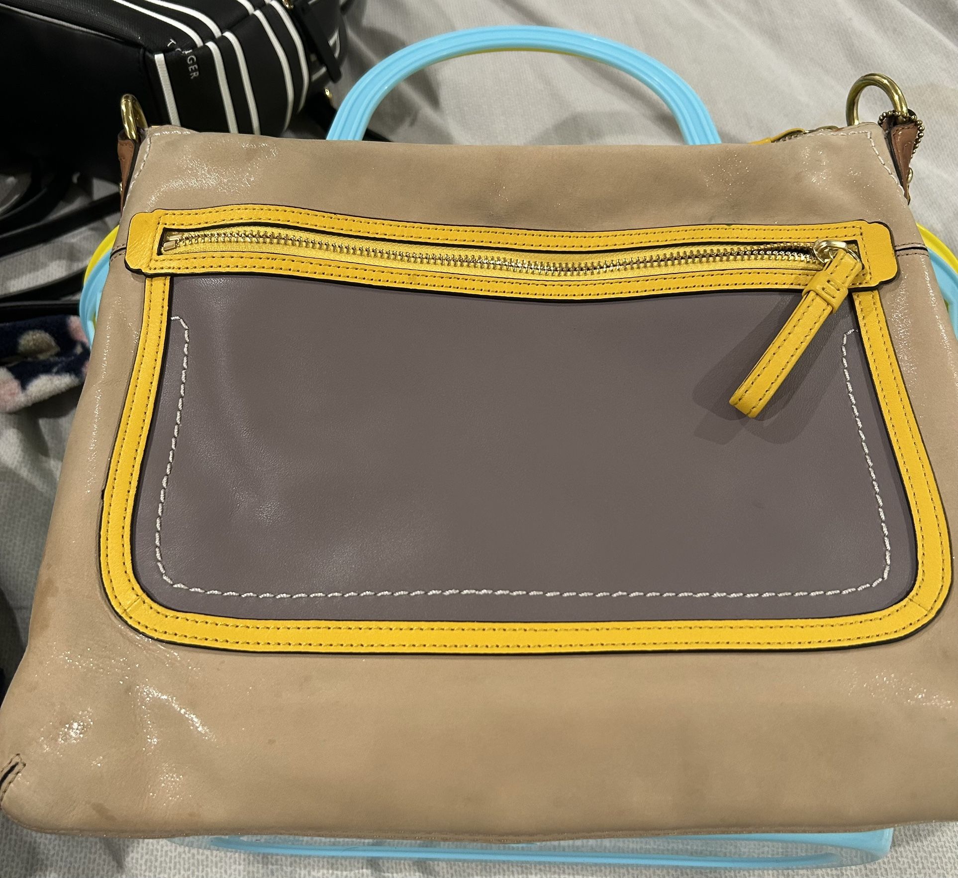 Coach Poppy Leather Colourblock Perri Hippie 