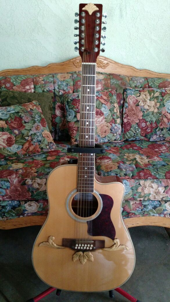 Fiver Handcrafted 12 strings acoustic electric guitar