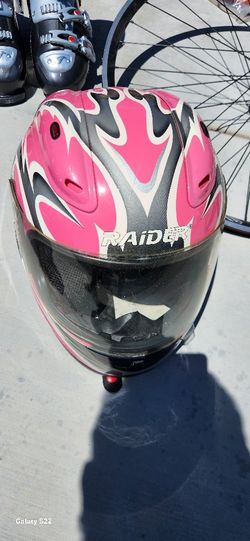 Pink Raider Racing Helmet