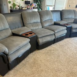 Free Microfiber Sofa