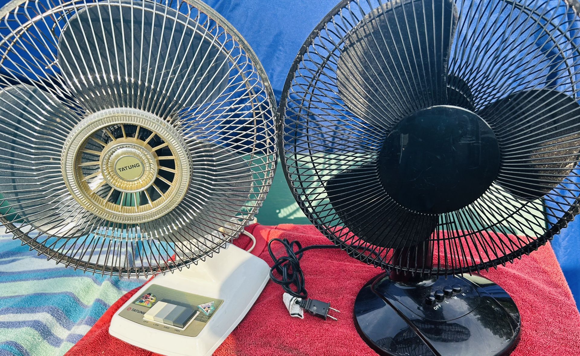 Two Rating Fans Great Working Condition