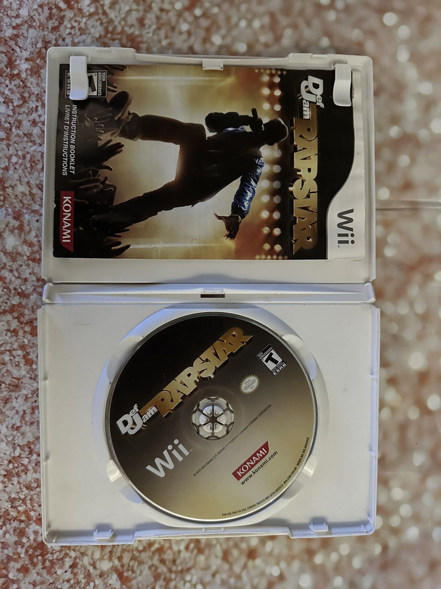 Nintendo Wii Game Def Jam Rap star 