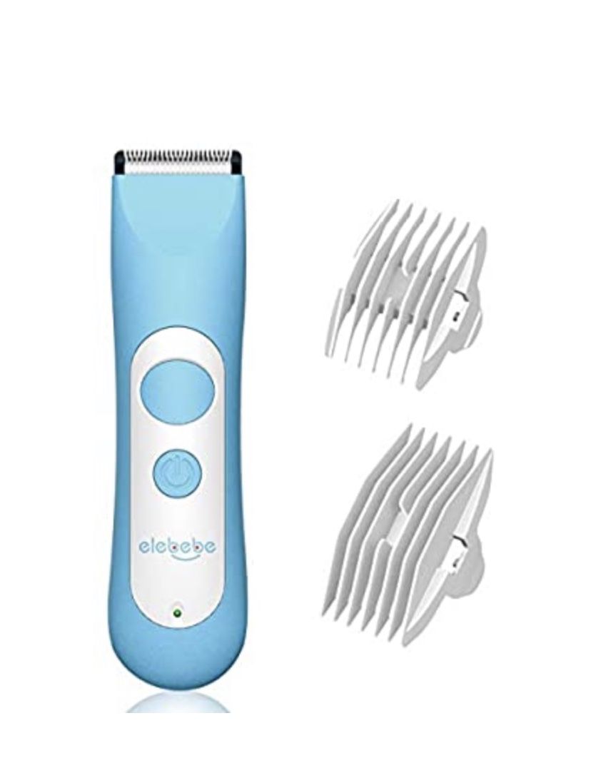 Kids Hair Clippers - Cordless Baby Hair Clippers with 2 Guide Combs, Ultra Quiet Hair Clippers for Kids, Rechargeable IPX7 Waterproof Kids Hair Clipp
