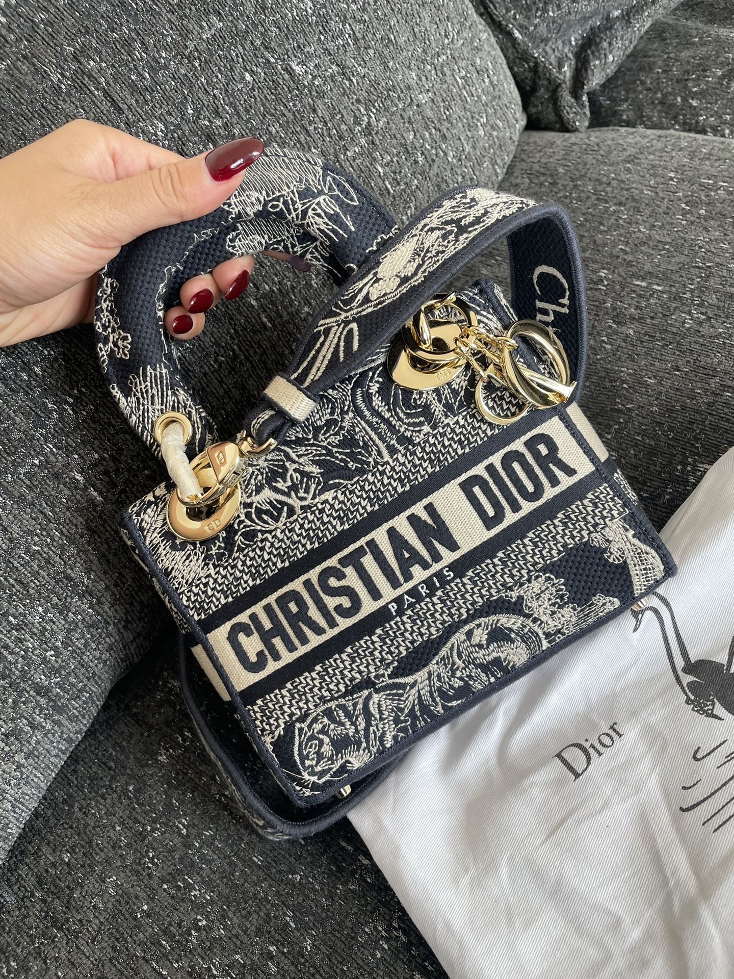 CHRISTIAN DIOR SMALL LADY D-LITE BAG