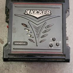 Kicker ZX400.1 Mono Sub Amplifier 