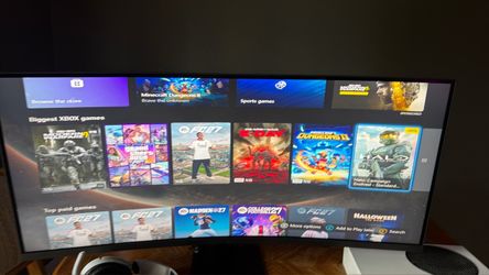Gaming monitor lg ultra high def 120hz curved 32 inch
