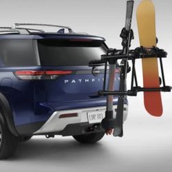Yakima HitchSki – Ski & Snowboard Hitch Rack Attachment With Key