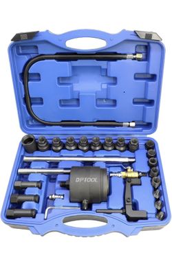 Universal Pneumatic Diesel Fuel Injector Puller Tool Kit 28pcs Injector Remover